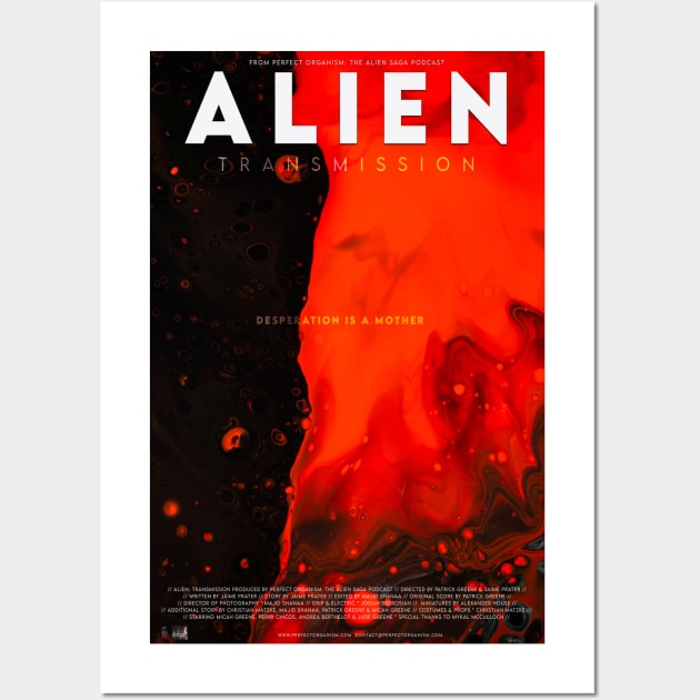 Alien Transmission Official Poster Wall Art by Perfect Organism Podcast & Shoulder of Orion Podcast